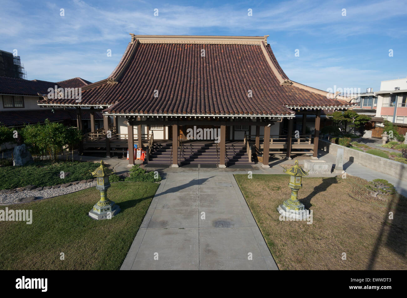 San Jose Buddhist Church Betsuin in San Jose, Silicon Valley Stock