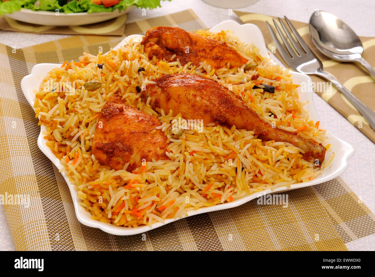 Bombay Chicken Biryani2 Stock Photo Alamy