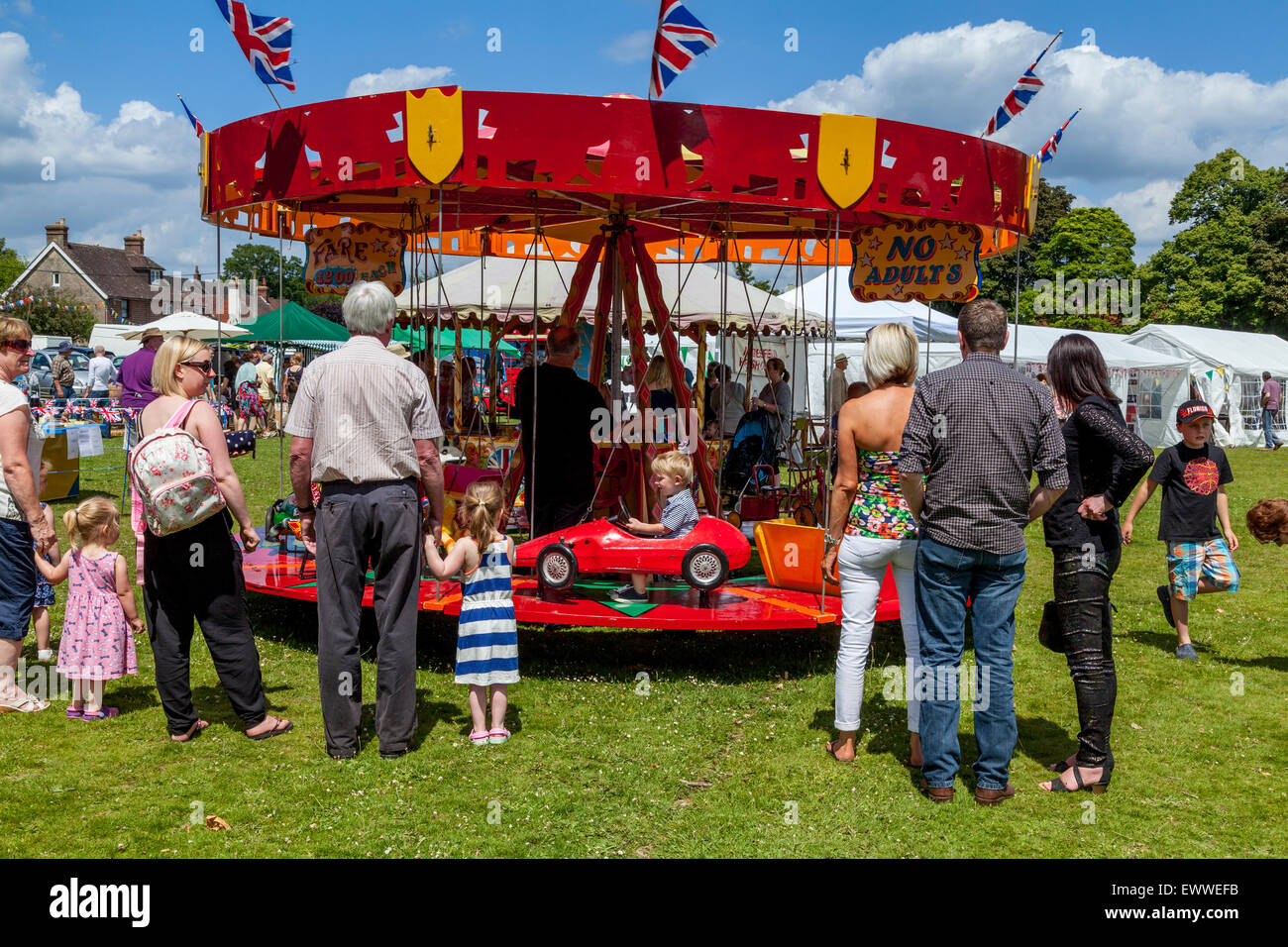 A Traditional MerryGoRound Ride, Nutley Village Fete, Nutley, Sussex