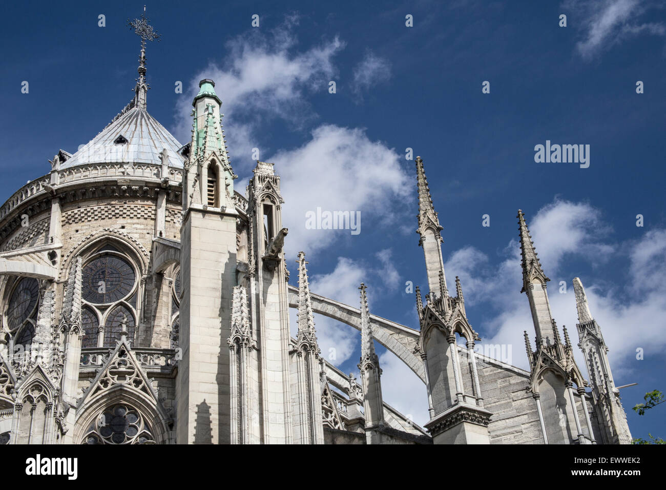 Notre Dame Cathedral Paris Stock Photo