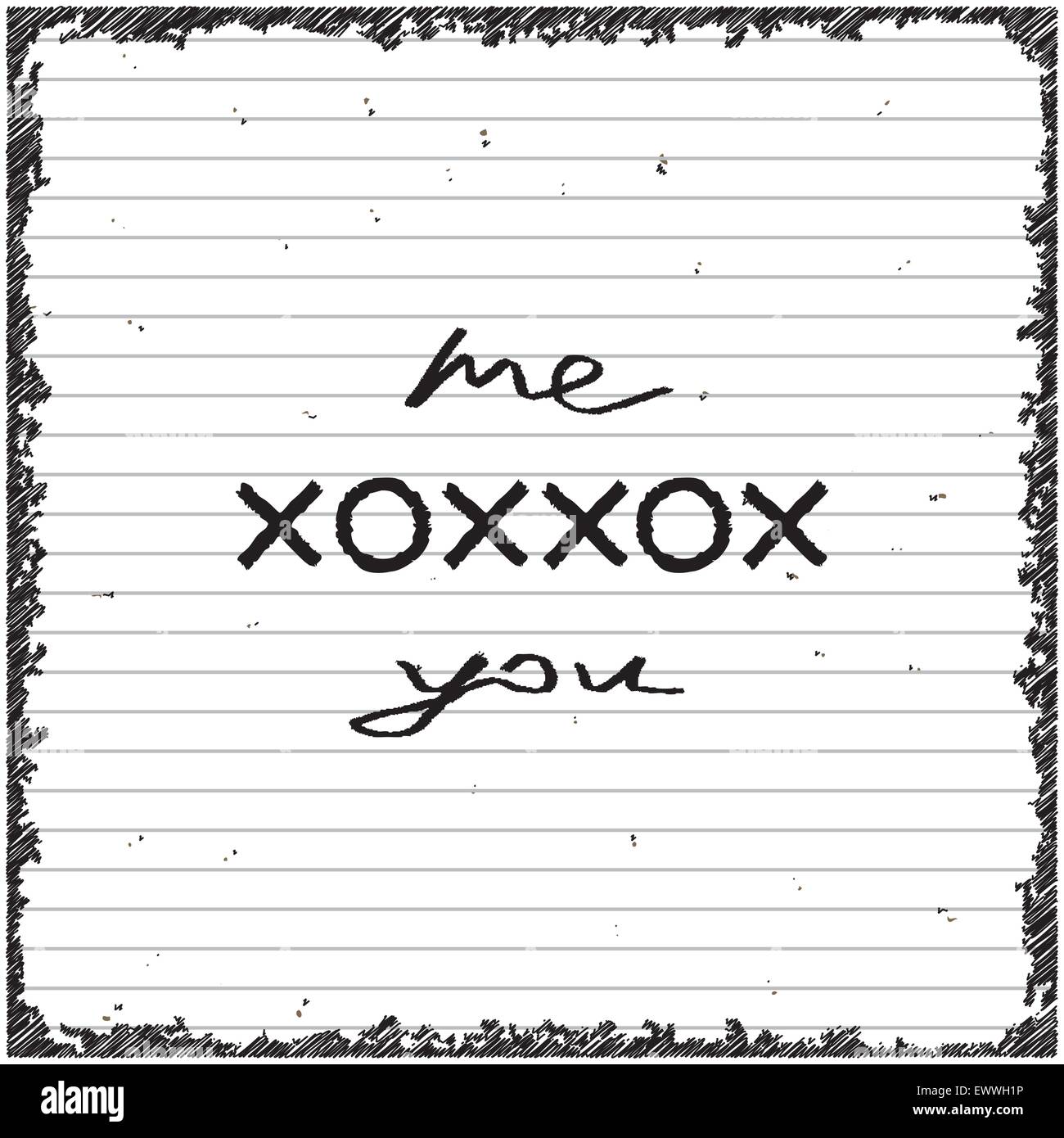 Love Letter With Kiss High Resolution Stock Photography and Images Alamy