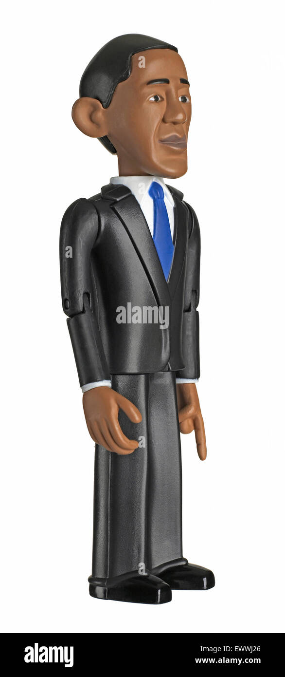 President Barack Obama doll Stock Photo