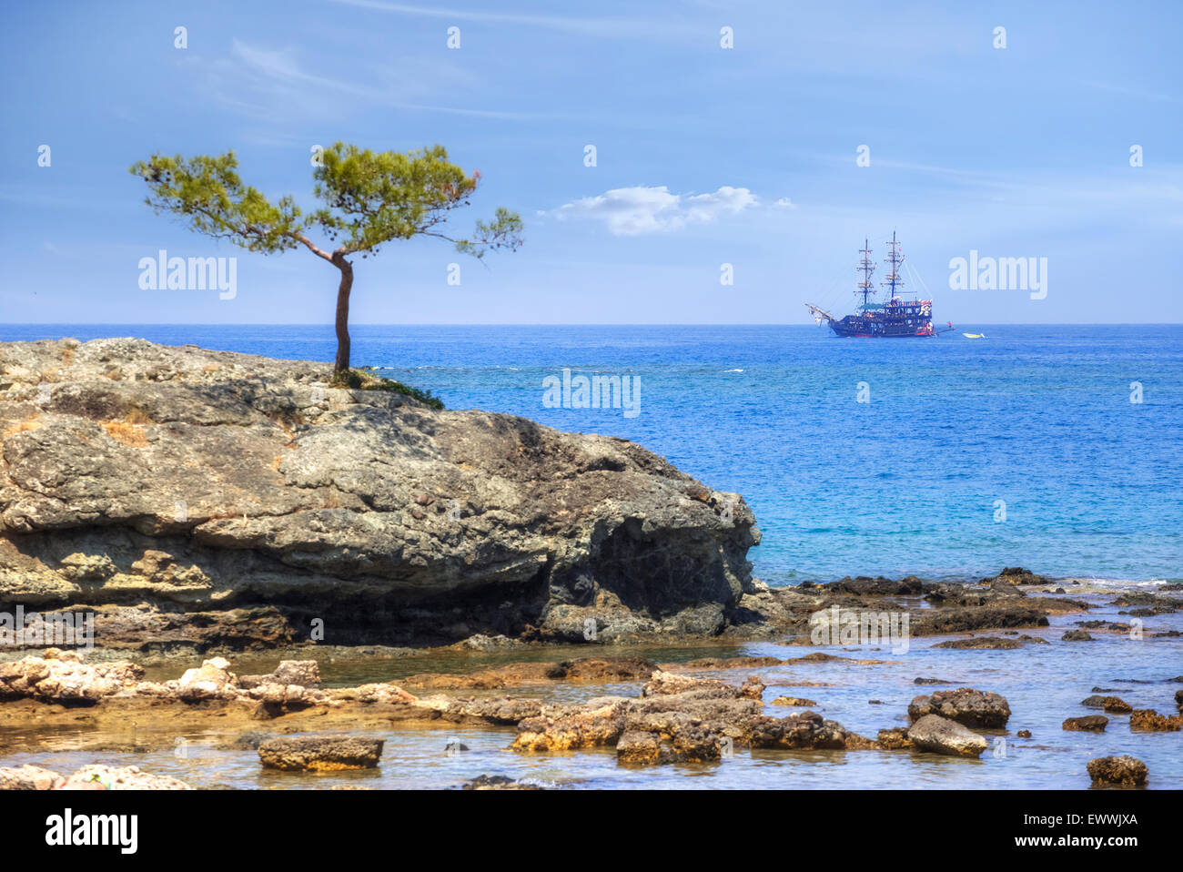 Phaselis, Lycia, Kemer, Turkey Stock Photo - Alamy