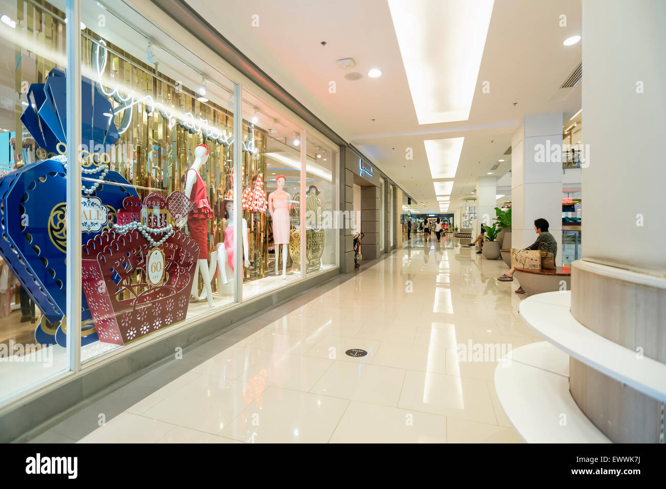 Central World shopping center in Bangkok Thailand. Stock Photo