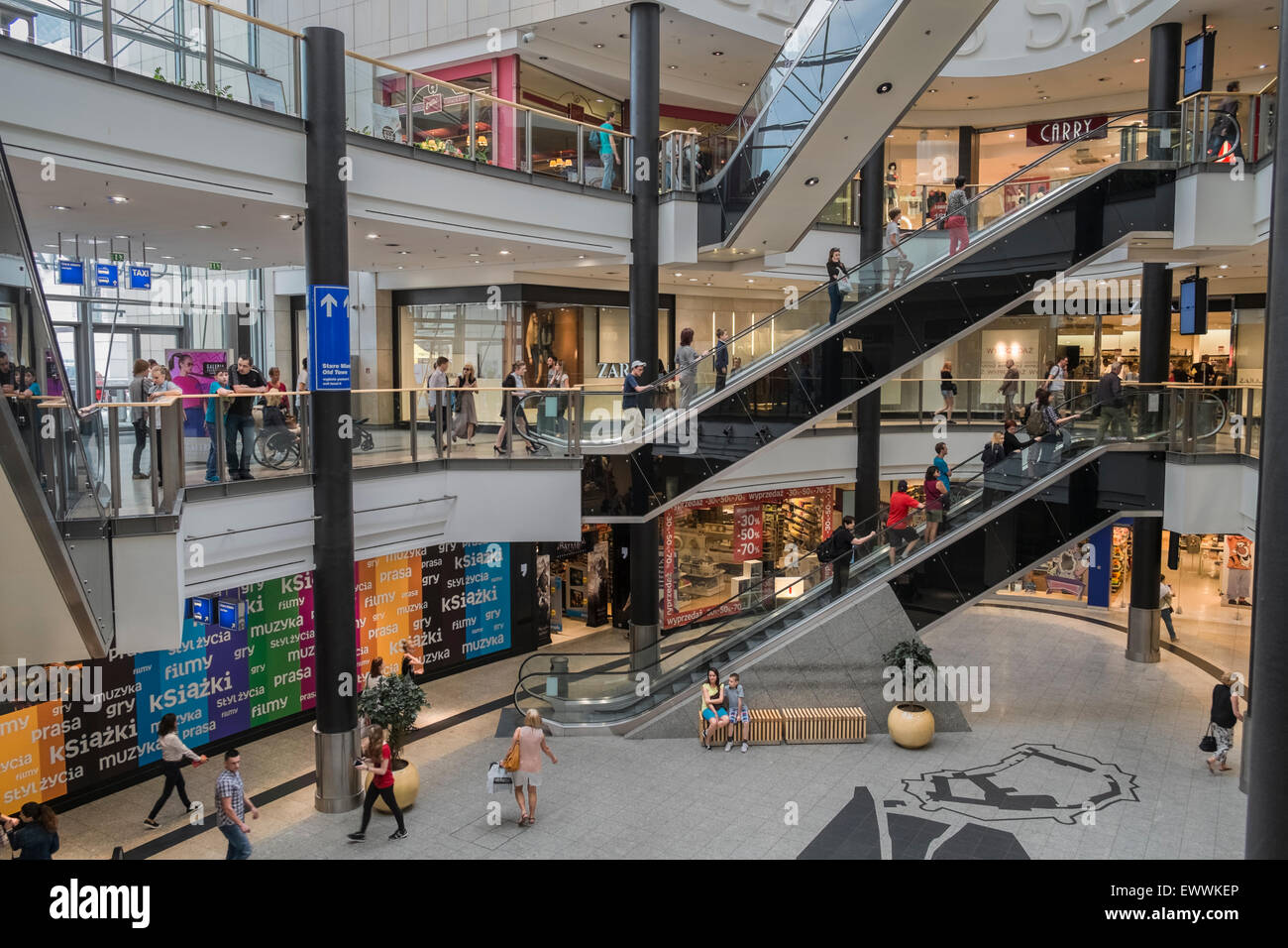 Krakow Shopping Mall Stock Photos Krakow Shopping Mall Stock