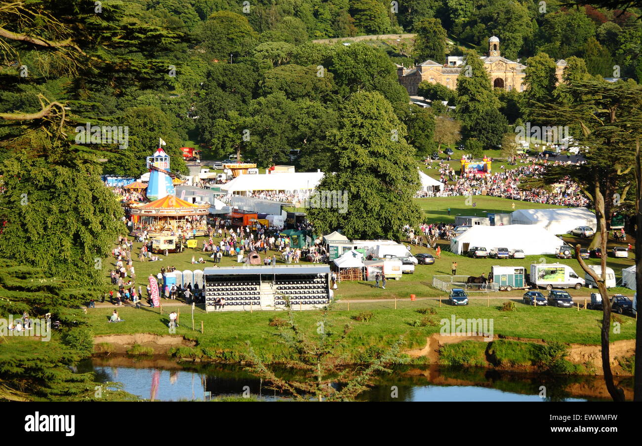 Chatsworth Country Fair gets underway in the gorunds of Chatsworth