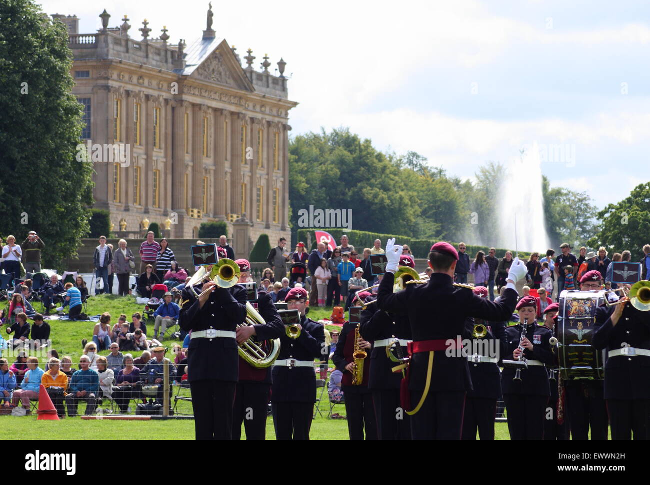 Chatsworth Country Fair gets under way in the parkland surrounding