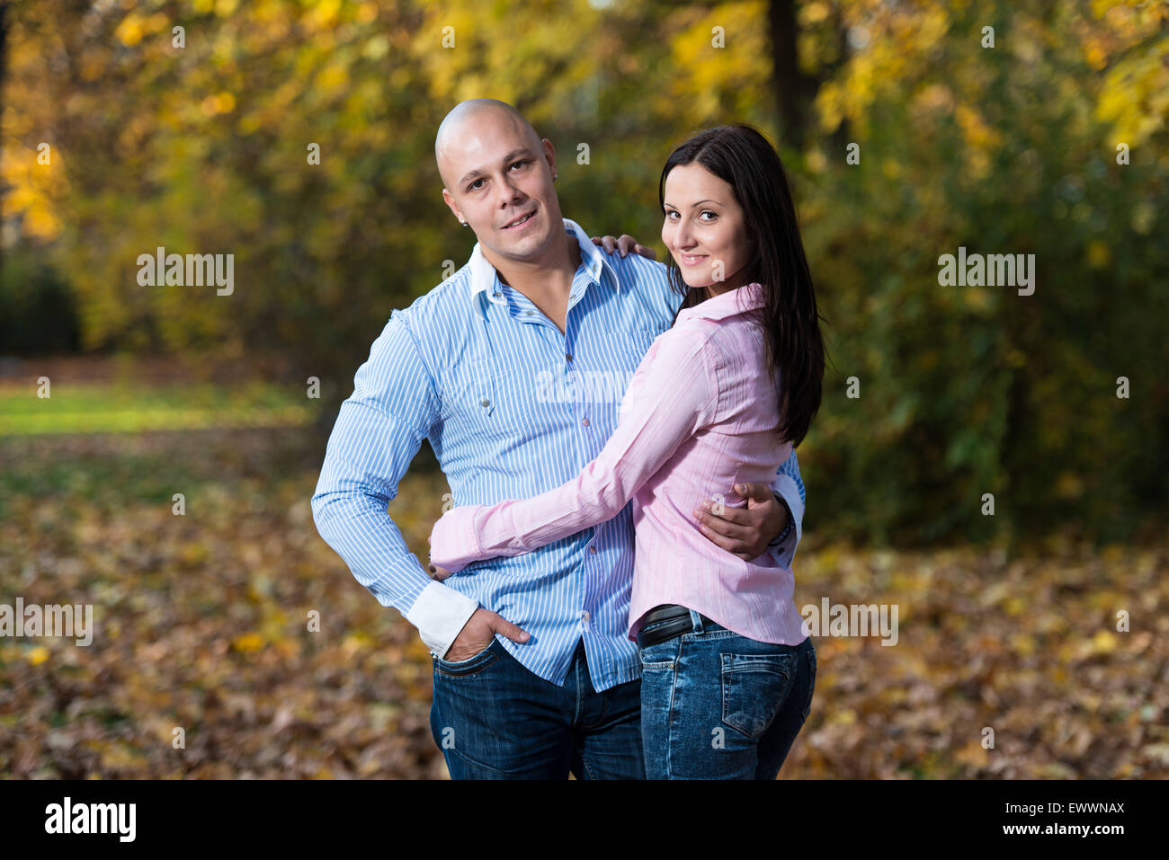 Vibrant young couple smiling man hi-res stock photography and images ...