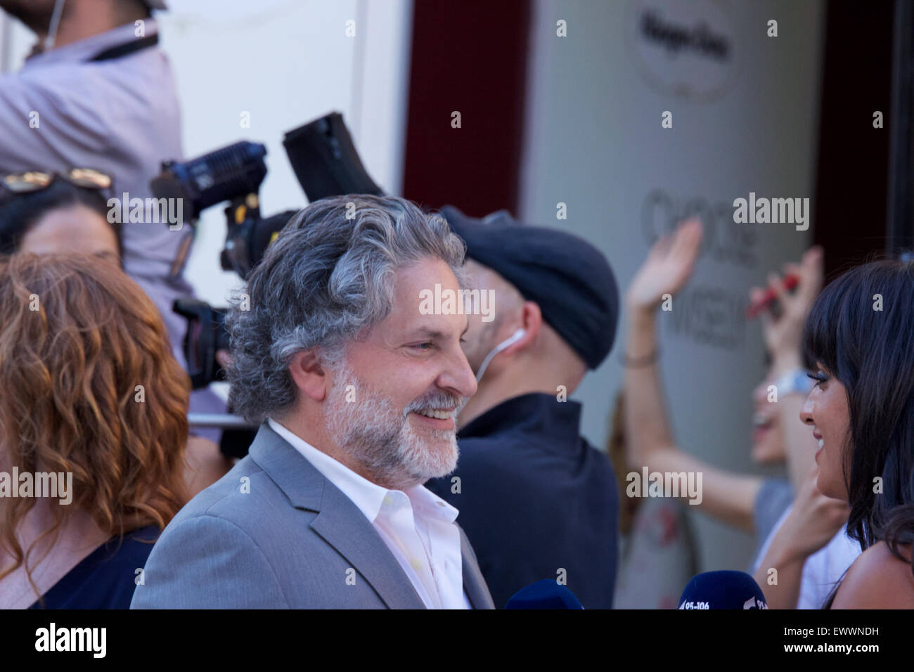 Leicester Square,London,UK,June 30 2015. The European movie premiere of 'MagicMikeXXL'  at the Vue Cinema in Leicester Square,Lo Stock Photo