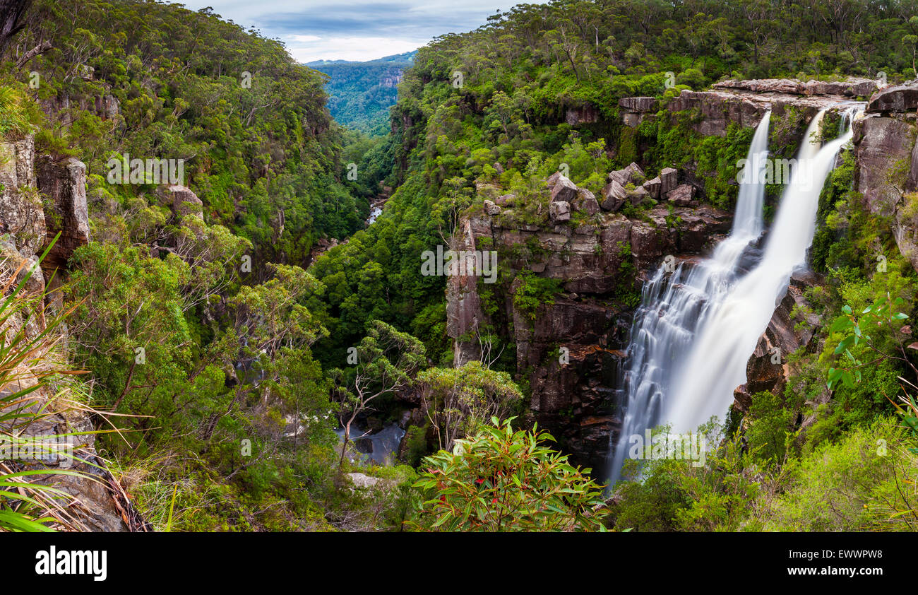 Carrington Falls - Budderoo National Park - NSW - Australia Stock Photo