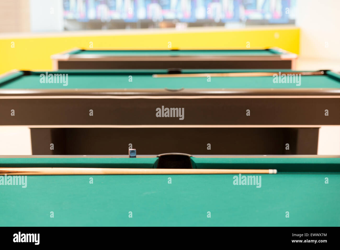 Pool Table Close Up Stock Photo - Alamy