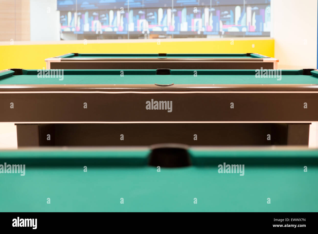 Pool Table Close Up Stock Photo - Alamy