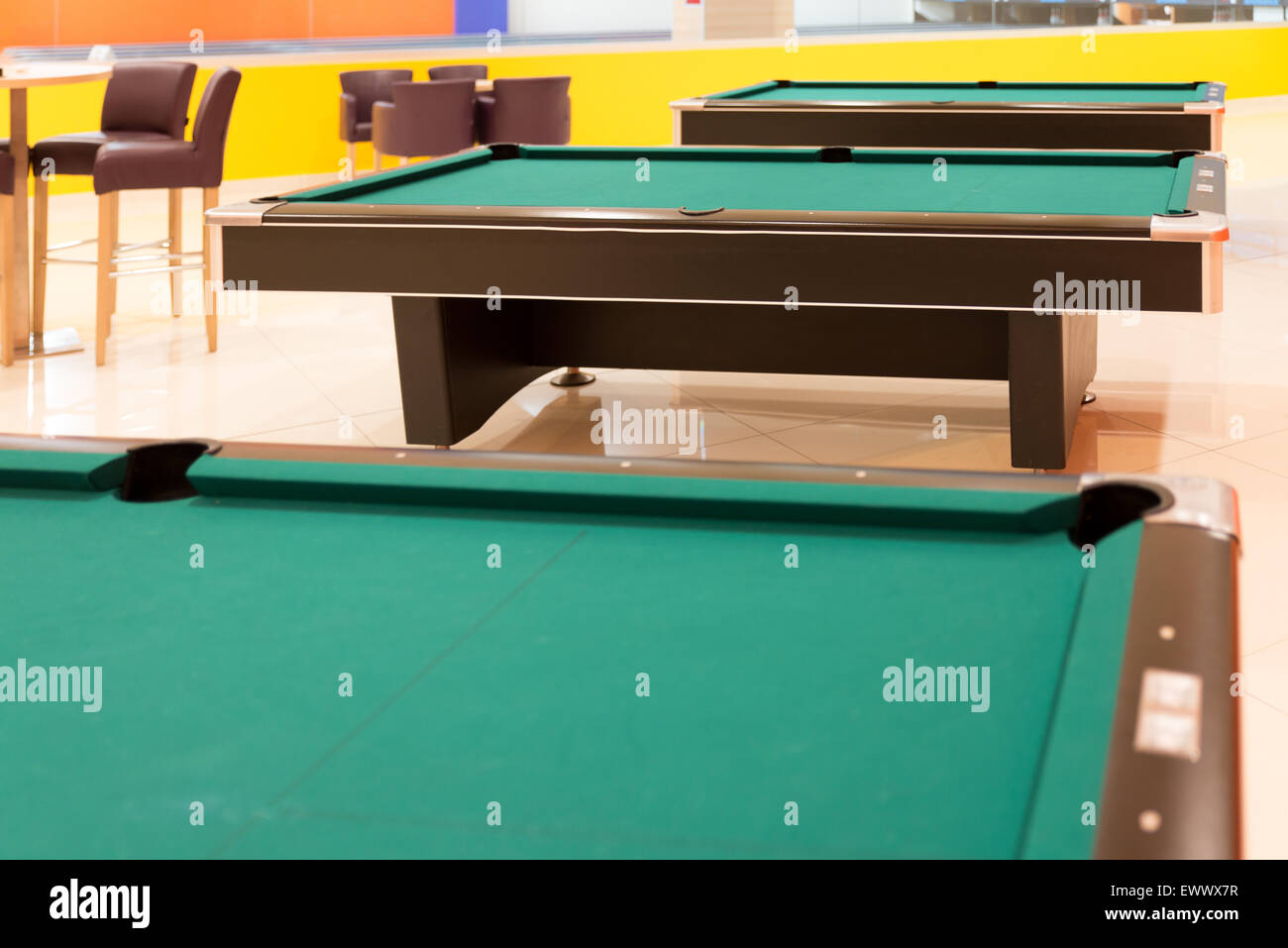 Pool Table Close Up Stock Photo - Alamy