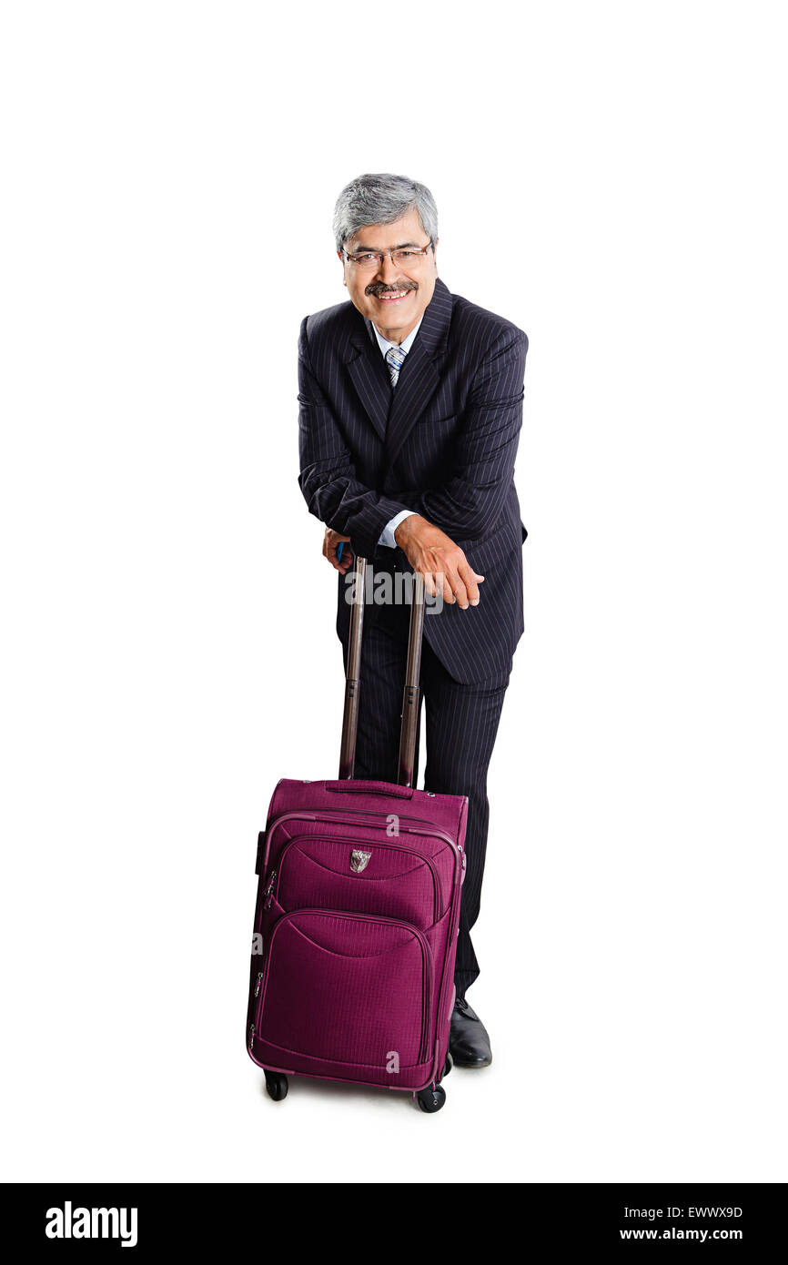 1 indian Business Man Passenger Stock Photo