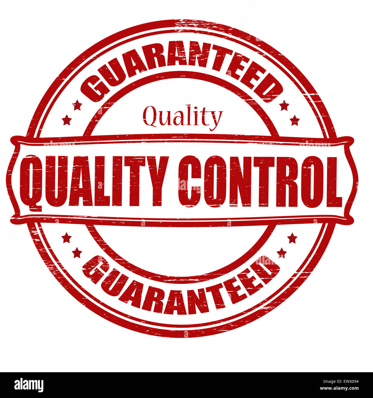 Stamp with text quality control inside, illustration Stock Photo - Alamy