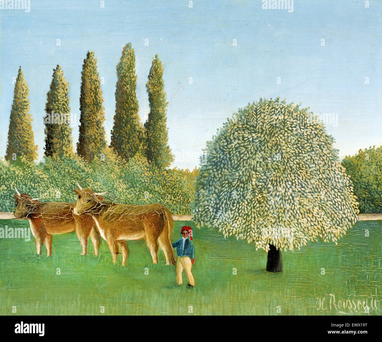 Henri Rousseau - The Repast of the Lion - Cool Cut Painting Remake