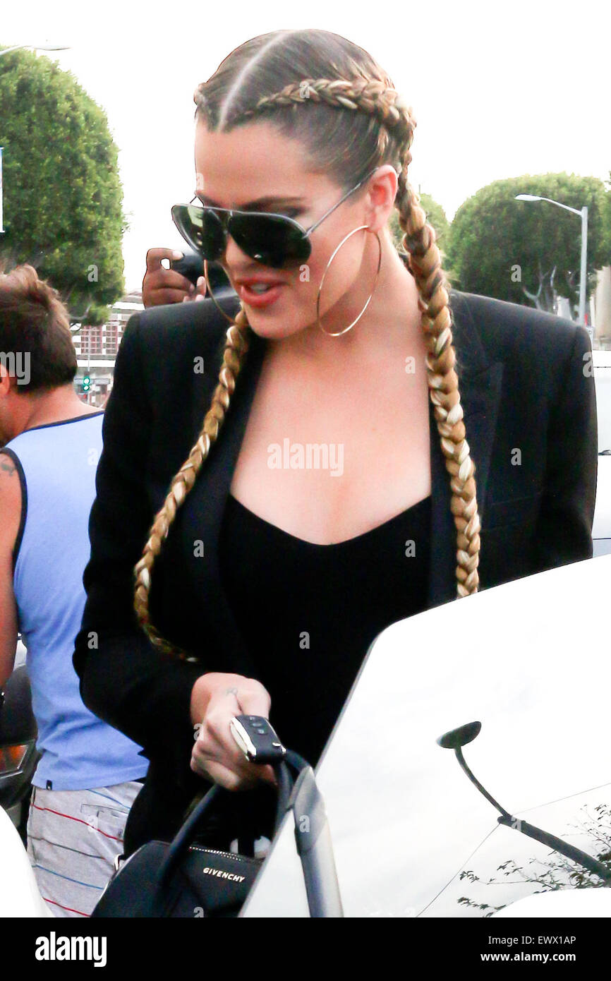 khloe kardashian hair braid