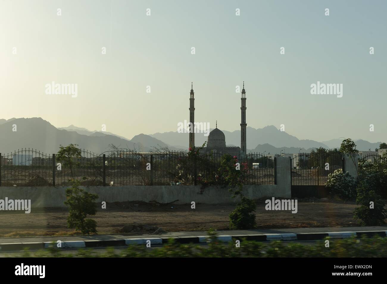 Sharm-El-Sheikh street. South Sinay. 03 july 2014 Stock Photo
