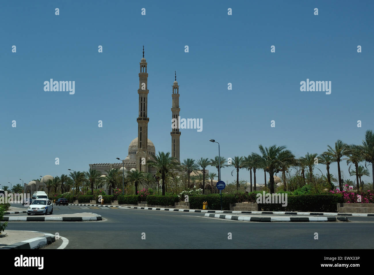 Sharm-El-Sheikh street. South Sinay.1-8 july 2014 July 2014 Stock Photo
