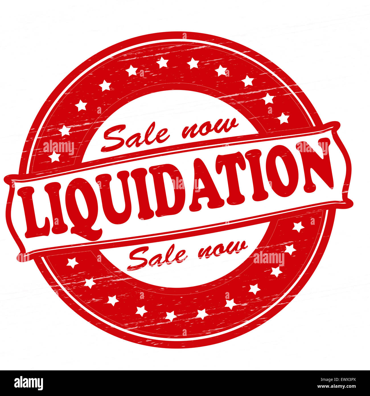 Stamp with word liquidation inside, illustration Stock Photo Alamy