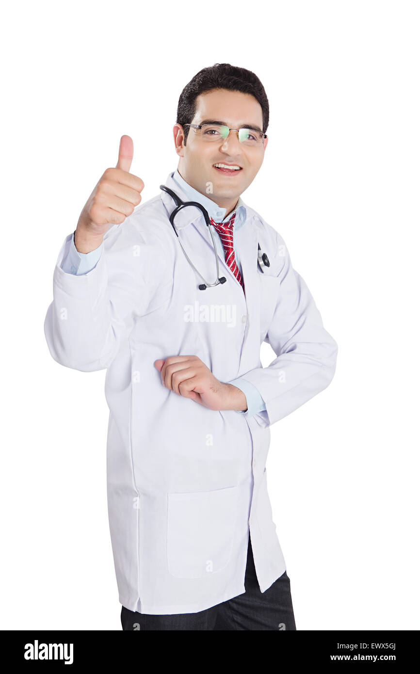 Thumbs up male doctor on hi-res stock photography and images - Alamy