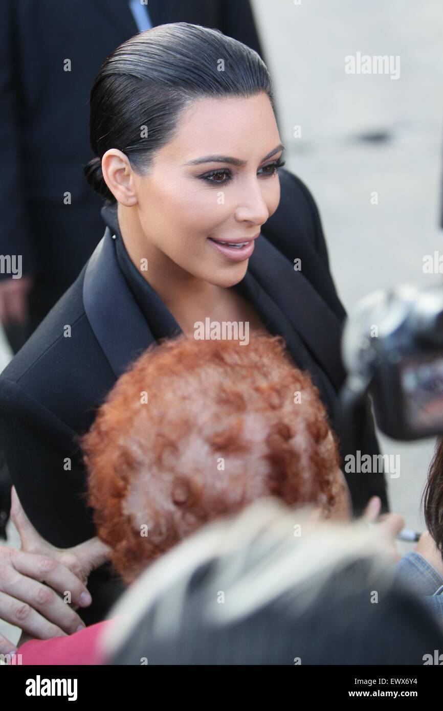 Kim Kardashian seen leaving the ABC studios after Jimmy Kimmel Live