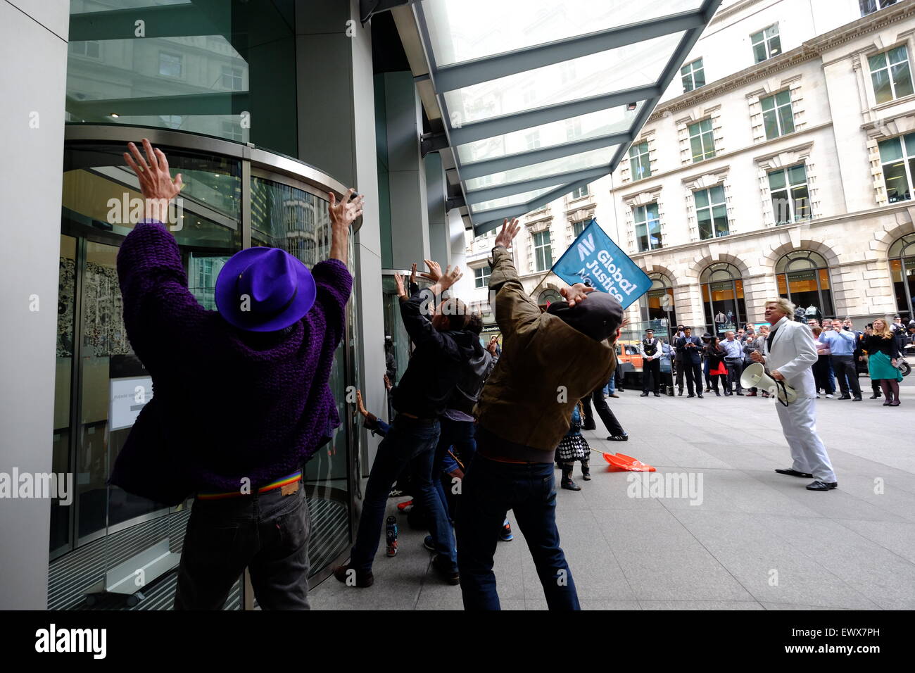 Reverend Billy and the Stop Shopping Choir target International law