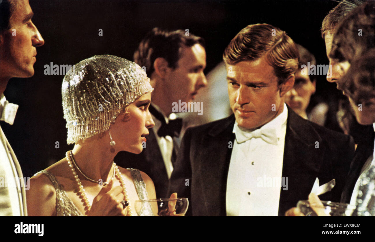 THE GREAT GATSBY 1974 Paramount film with Mia Farrow and Robert Redford  Stock Photo - Alamy