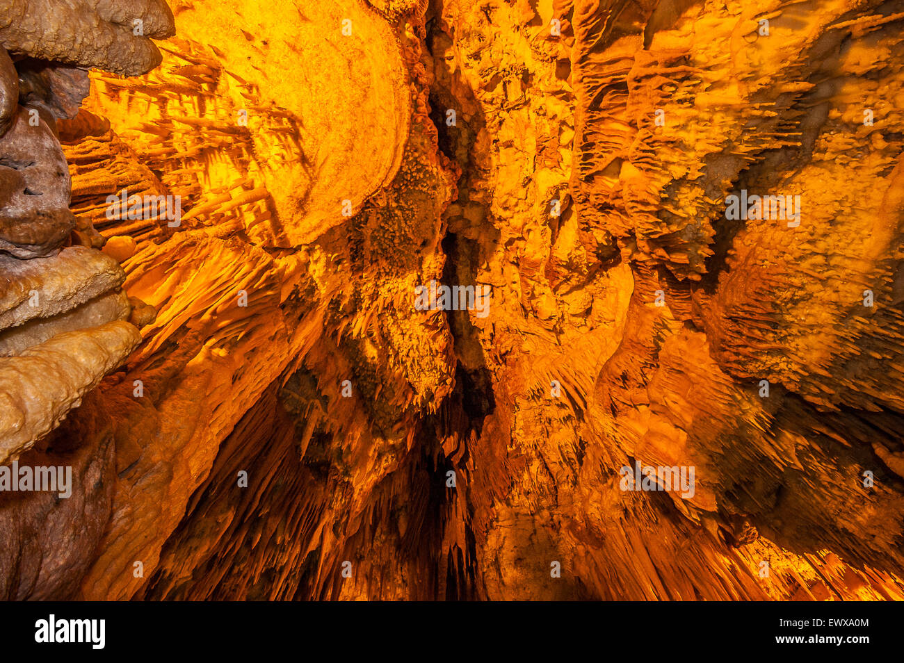 Italy Apulia Castellana cave - The Dome Stock Photo