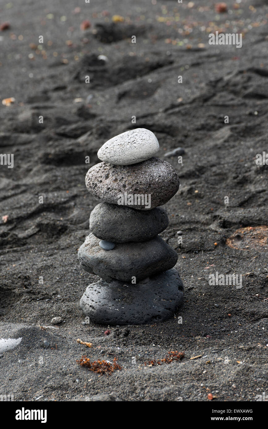 black stones stacked Stock Photo Alamy
