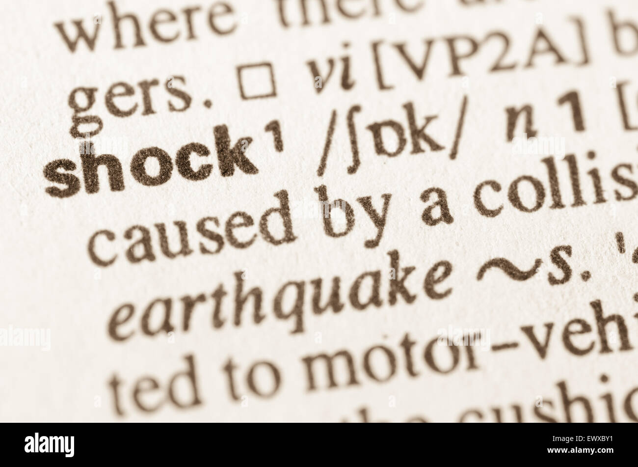 Shock hi-res stock photography and images - Alamy