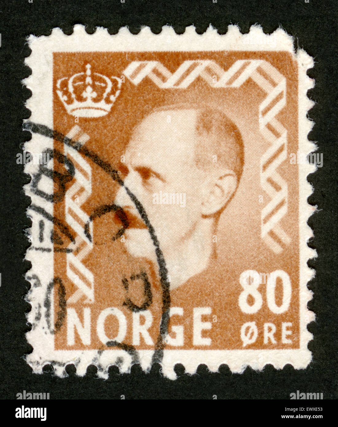 Norway Postage Stamps of Mid 1900s Editorial Image - Image of