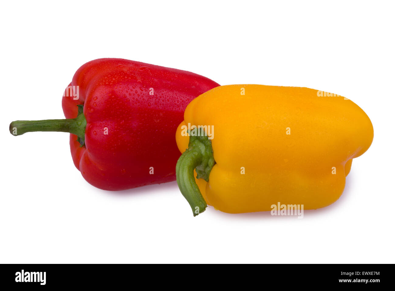 red and orange peppers Stock Photo Alamy