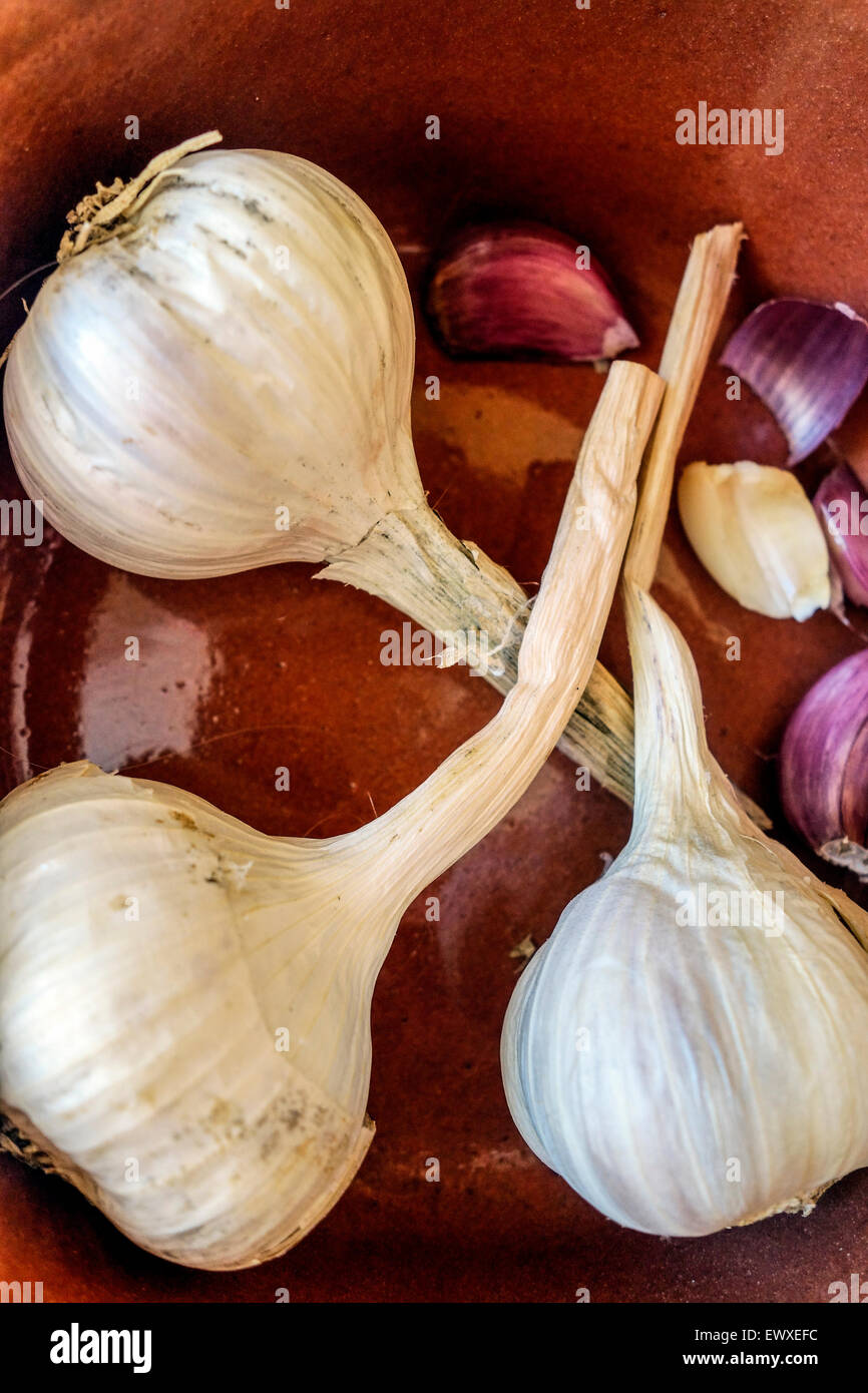 Cloves of Garlic Stock Photo Alamy