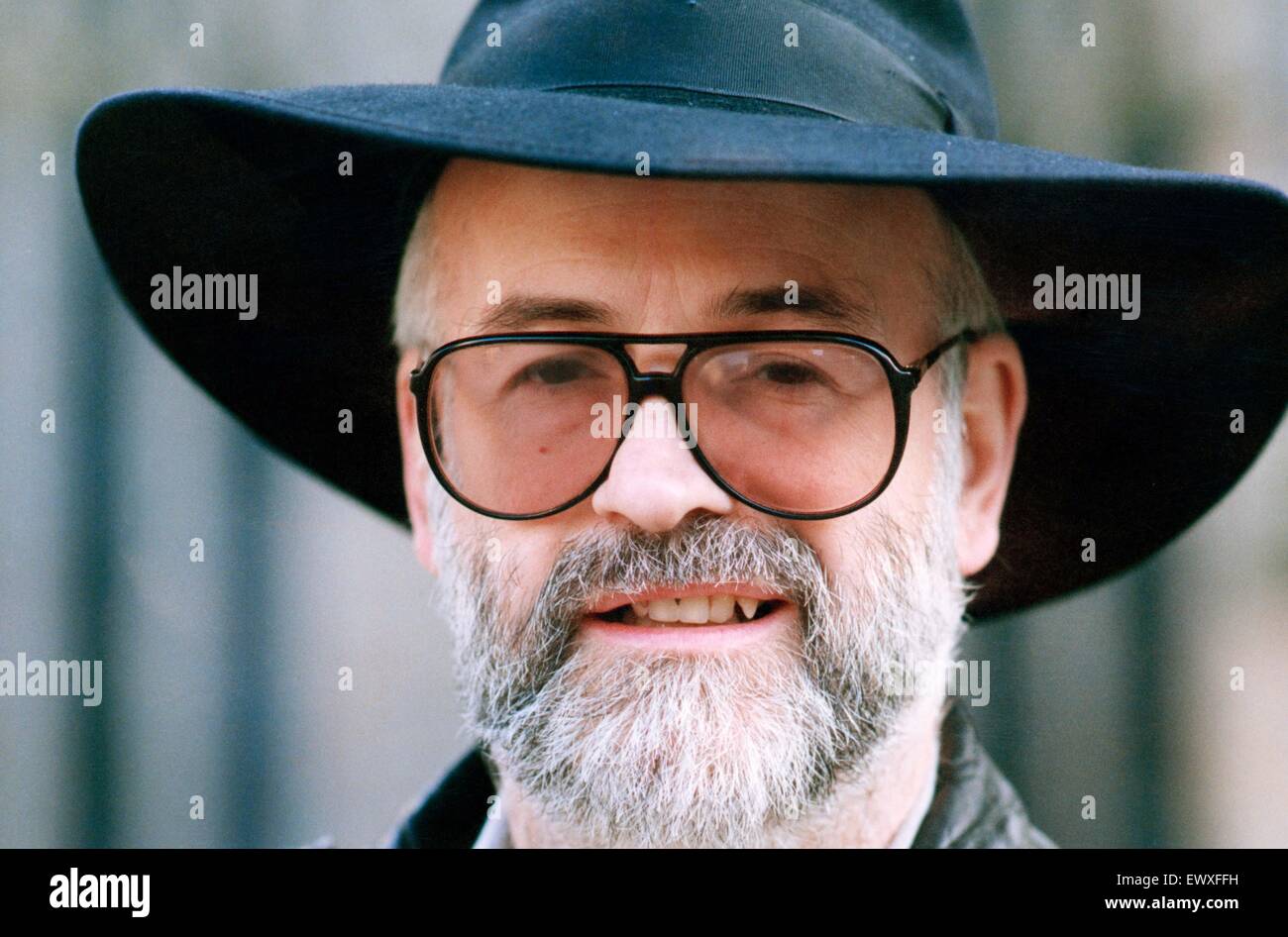 Terry Pratchett, an English author of fantasy novels. 3rd December 1992. Stock Photo