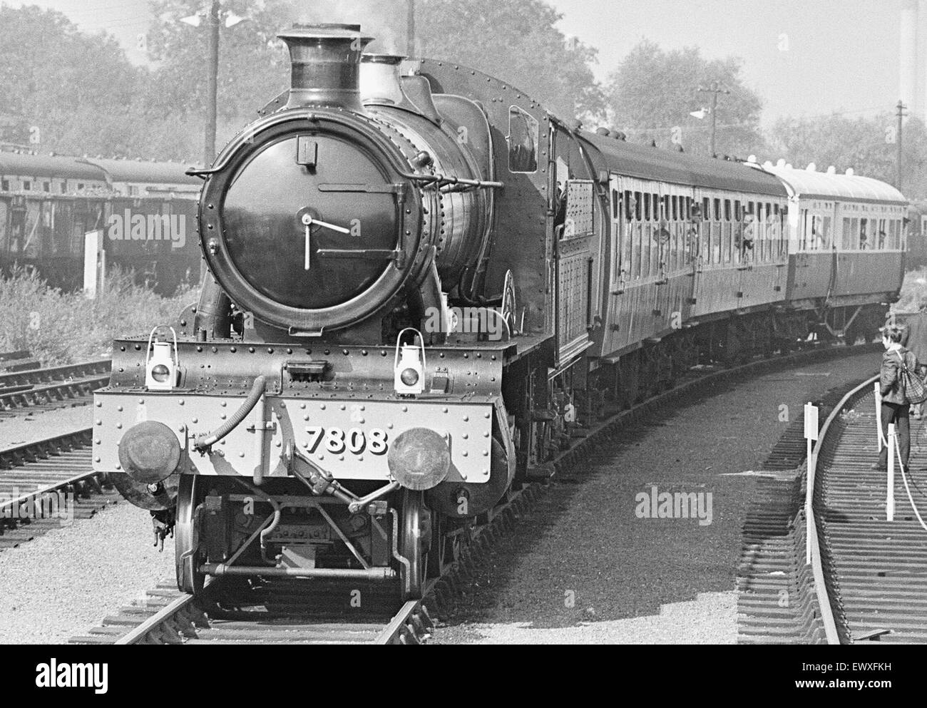 Cookham manor locomotive Black and White Stock Photos & Images - Alamy