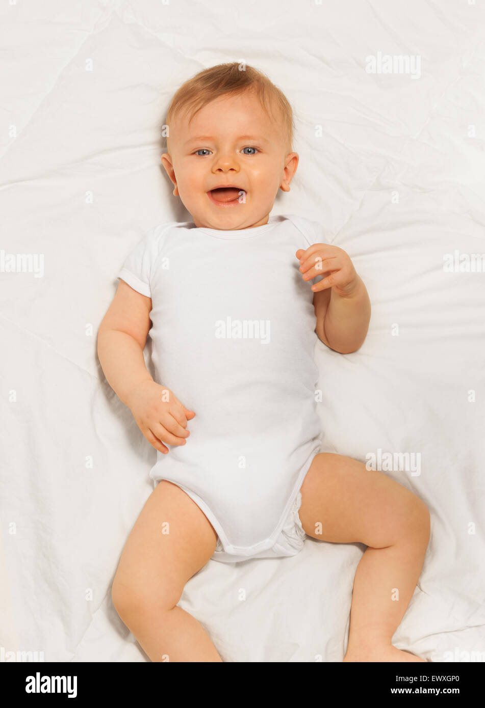 baby wearing onesie