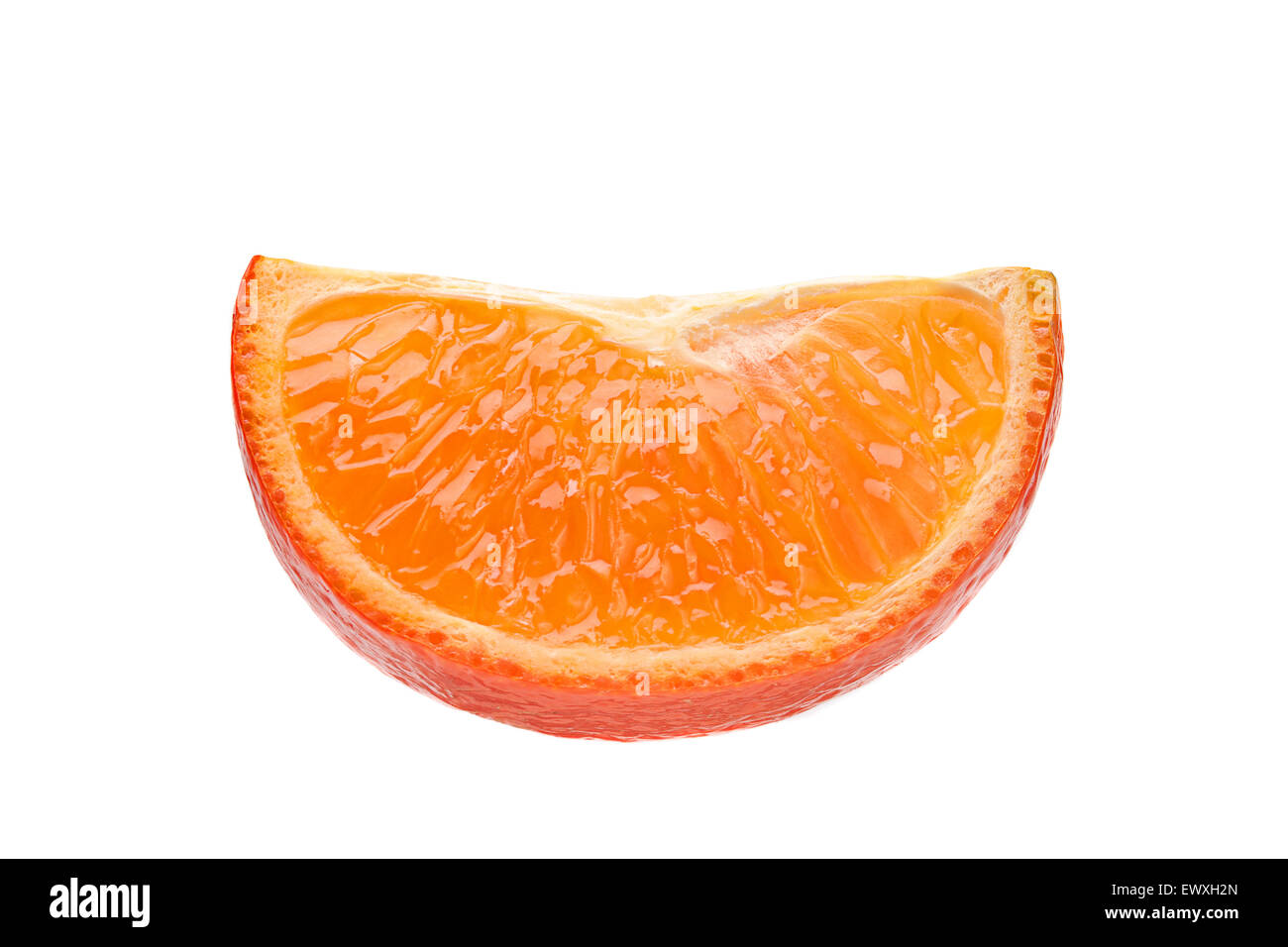Tangerine citrus part isolated on white background Stock Photo Alamy
