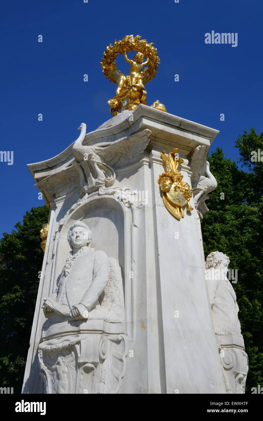 Baroque composers monument in Tiergarten Park, Berlin, Germany Stock Photo