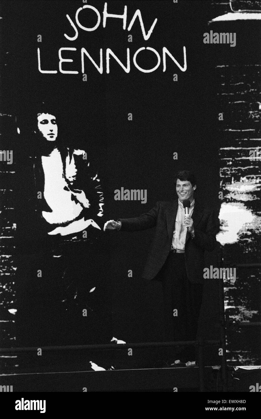 John Lennon Memorial Concert held at Pier Head, Liverpool. Christopher ...