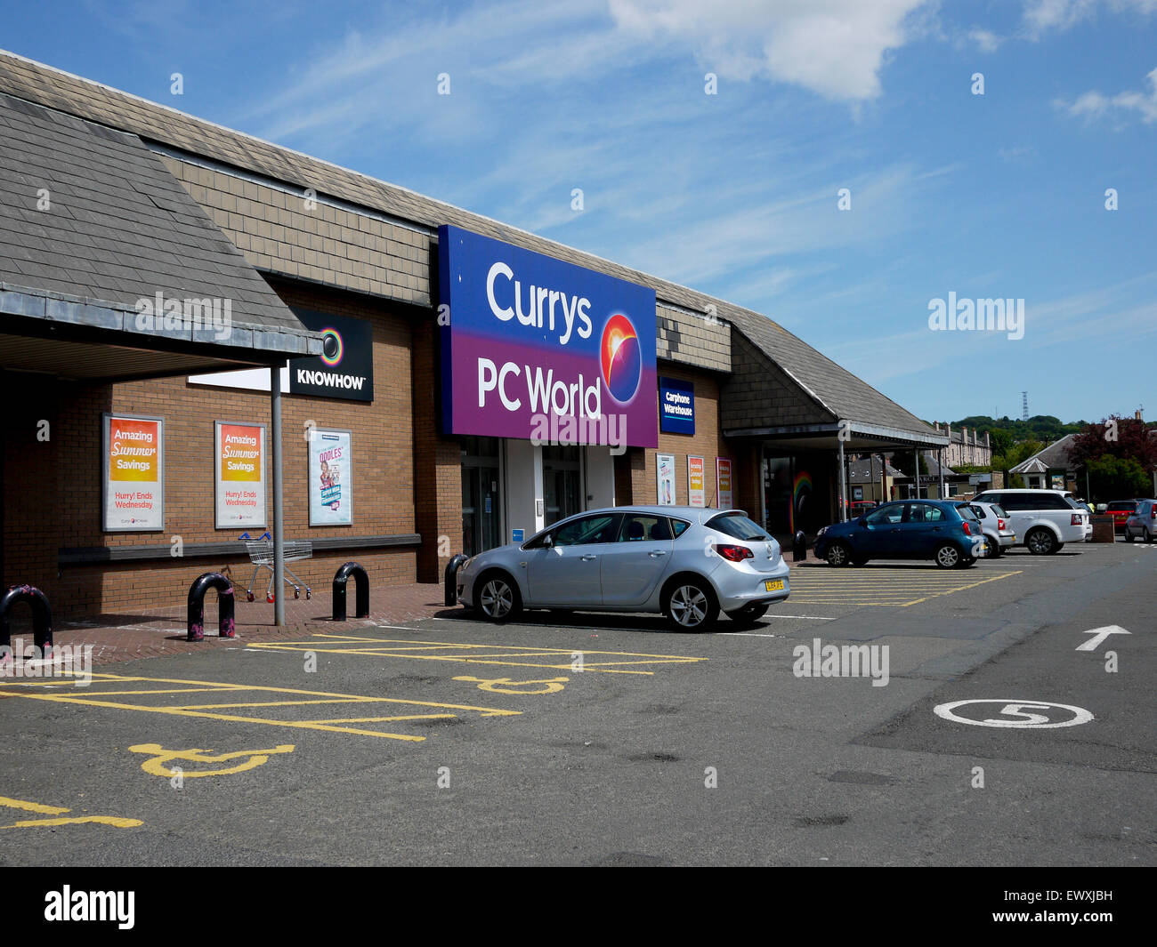 Currys PC World at Corstorphine, Edinburgh, Scotland, UK Stock Photo
