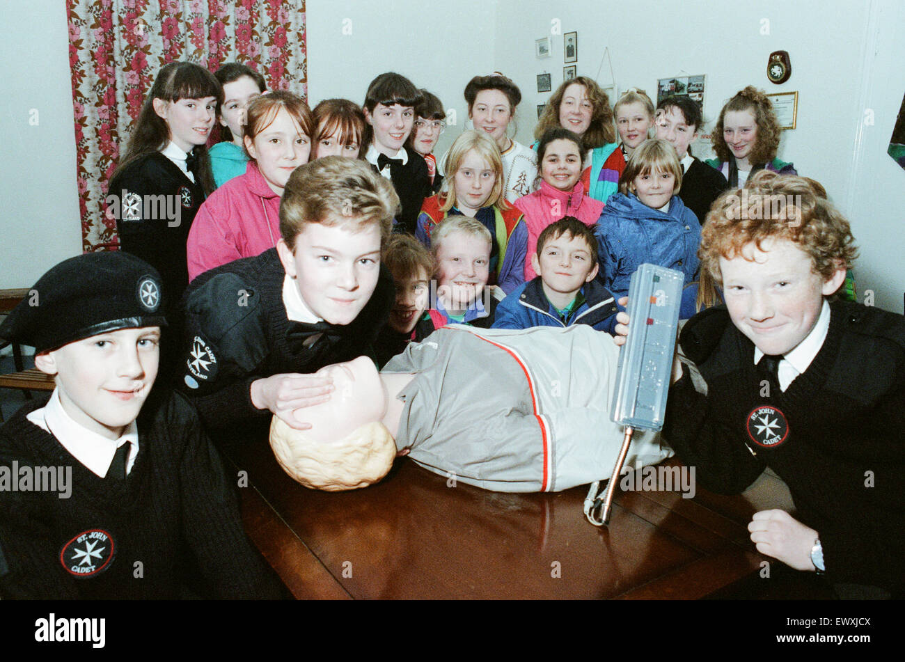 St Johns Ambulance Cadet Division in Easton receive a resuscitation