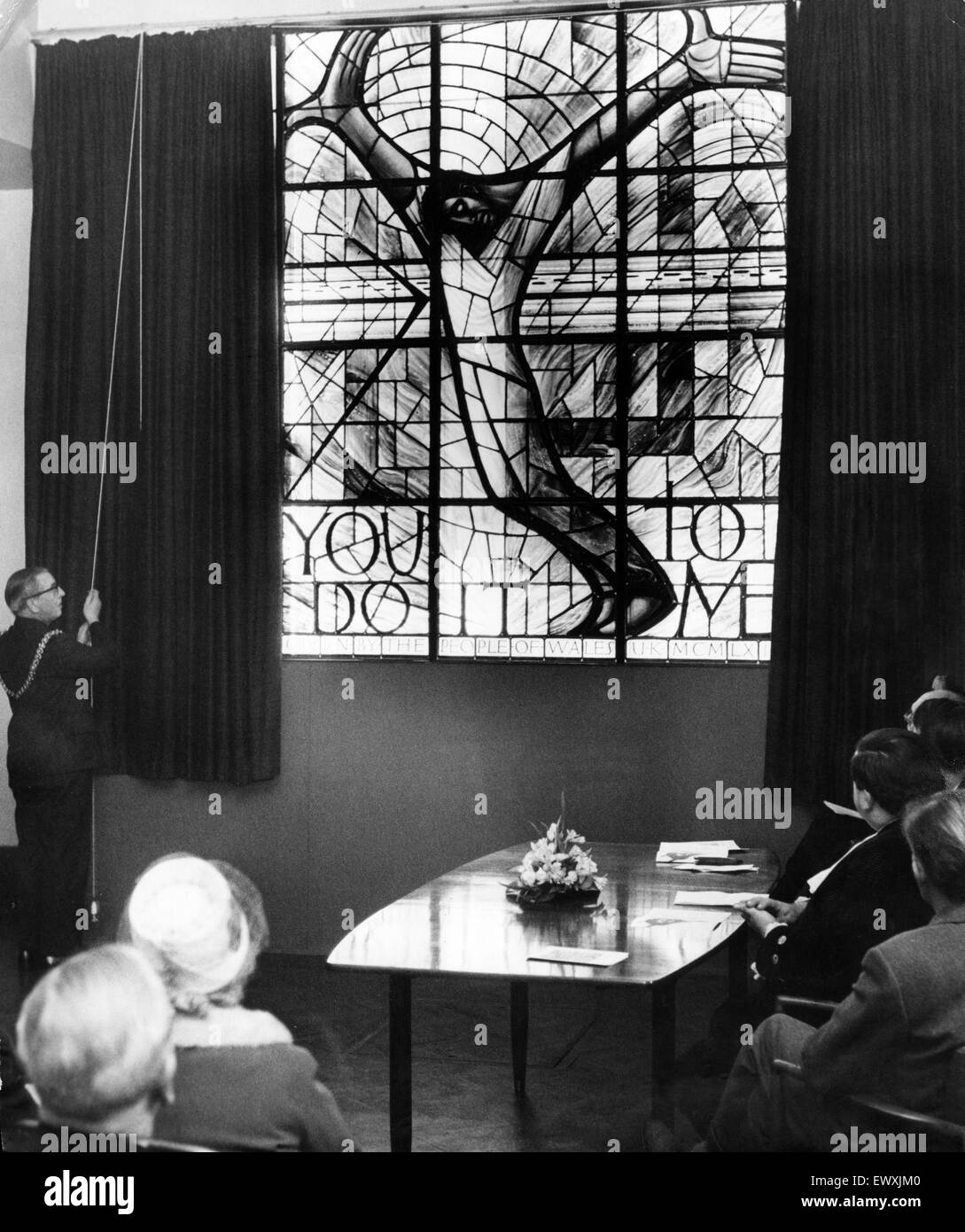 The Wales Window for Alabama, Unveiling Ceremony, Thomson House