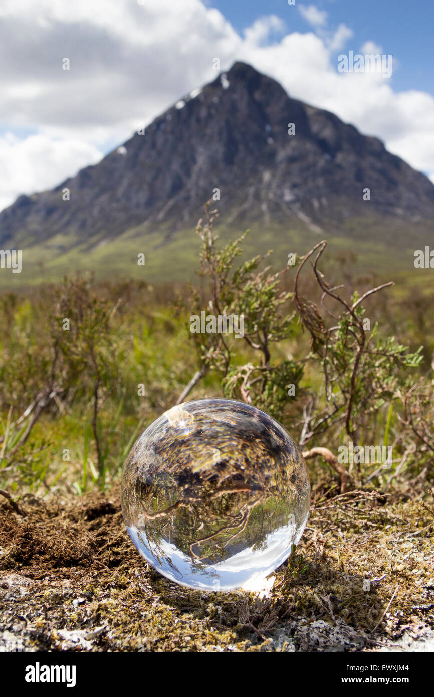 Crystal Ball foreground Glencoe Buachaille Etive Mor, Scottish