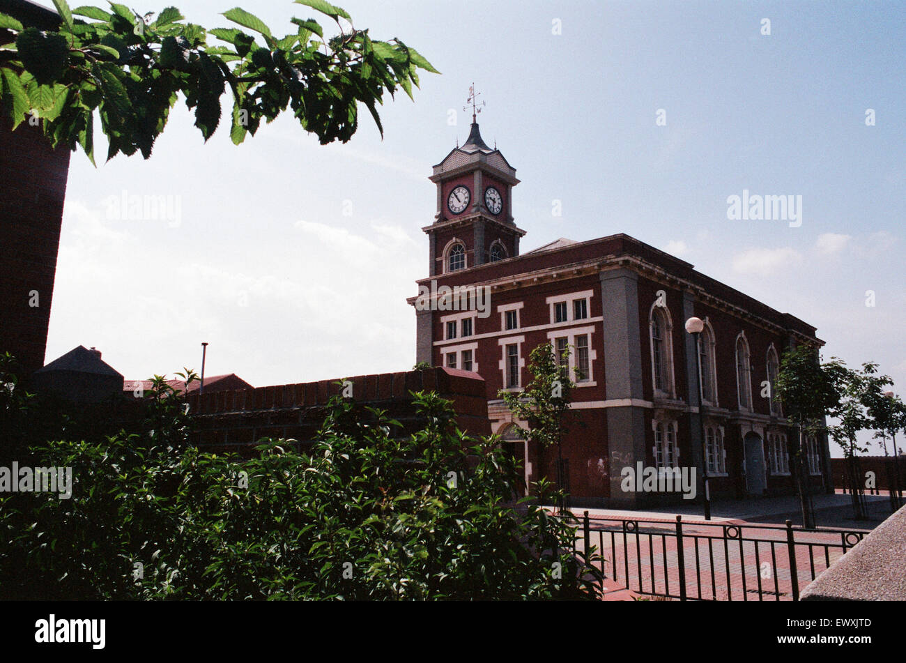 Old Town Hall at St Hilda, Middlesbrough, 17th July 1989 Stock Photo