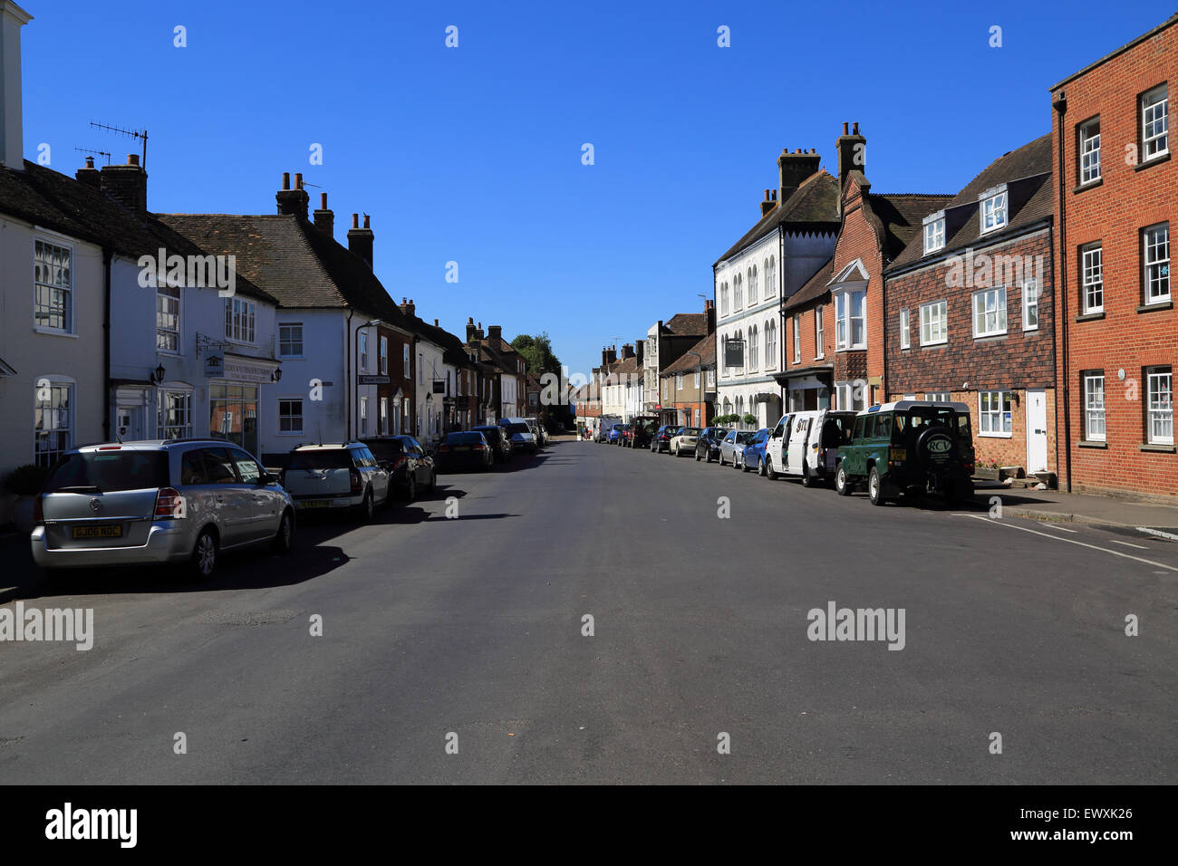 High Street, Wye, Kent, England, United Kingdom Stock Photo Alamy