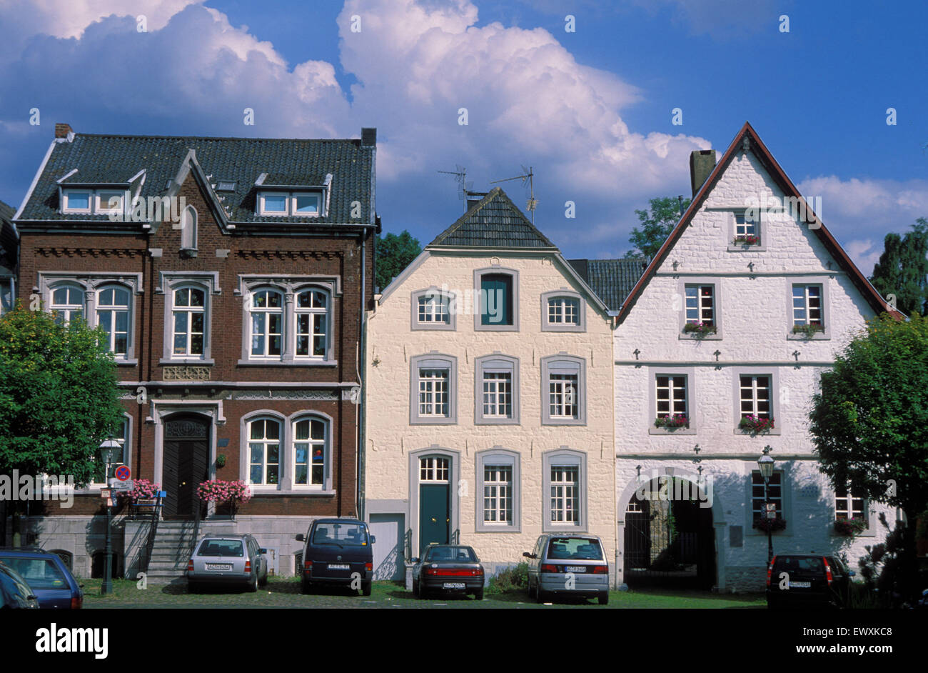 DEU, Germany, Aachen, houses at the Korneliusmarket at the town