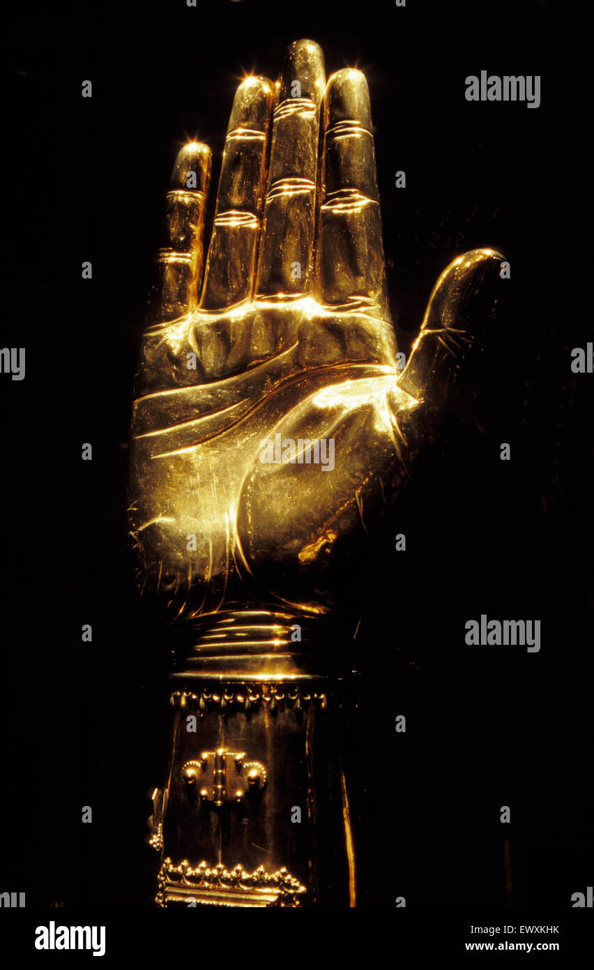 DEU, Germany, Aachen, arm relic of Charlemagne, it contains the ulna