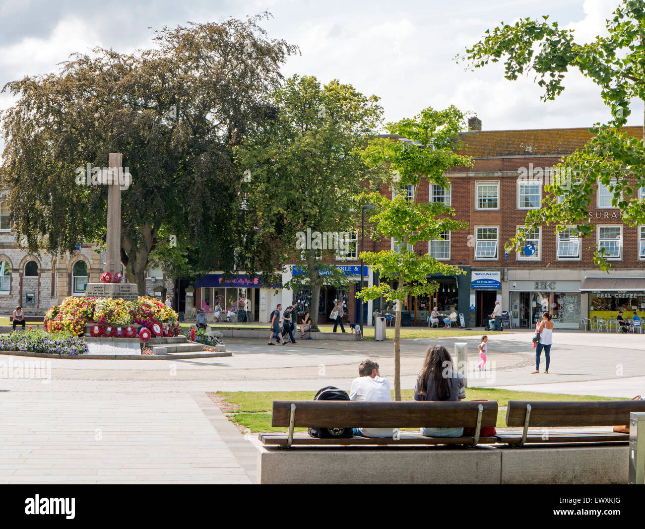 The Strand gardens public park, Exmouth, Devon, England Stock Photo Alamy