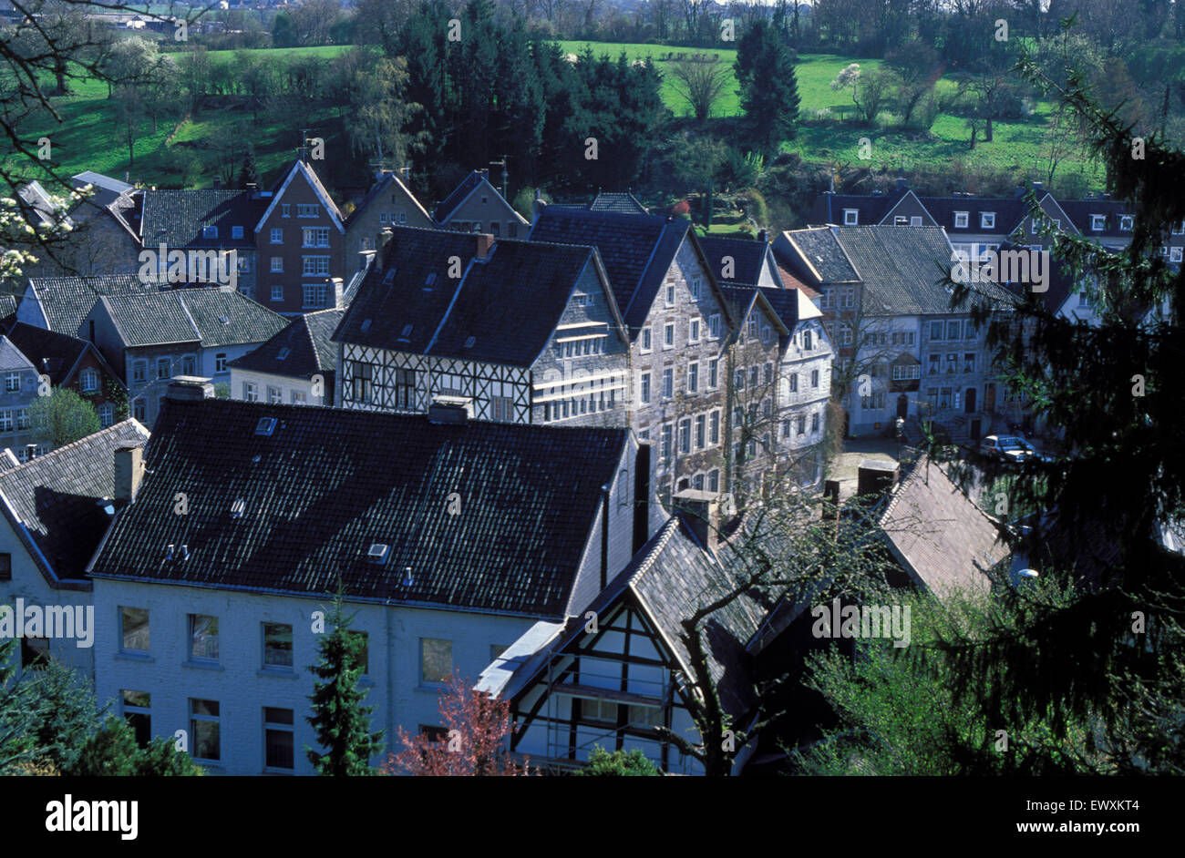 DEU, Germany, Aachen, houses at the Korneliusmarket at the town